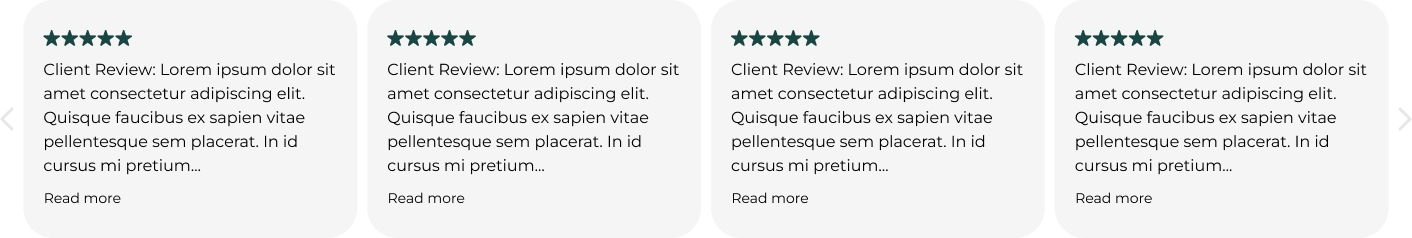 Placeholder Reviews Widget